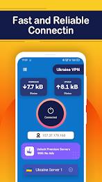 Ukraine VPN : Get Ukraine IP स्क्रीनशॉट 2