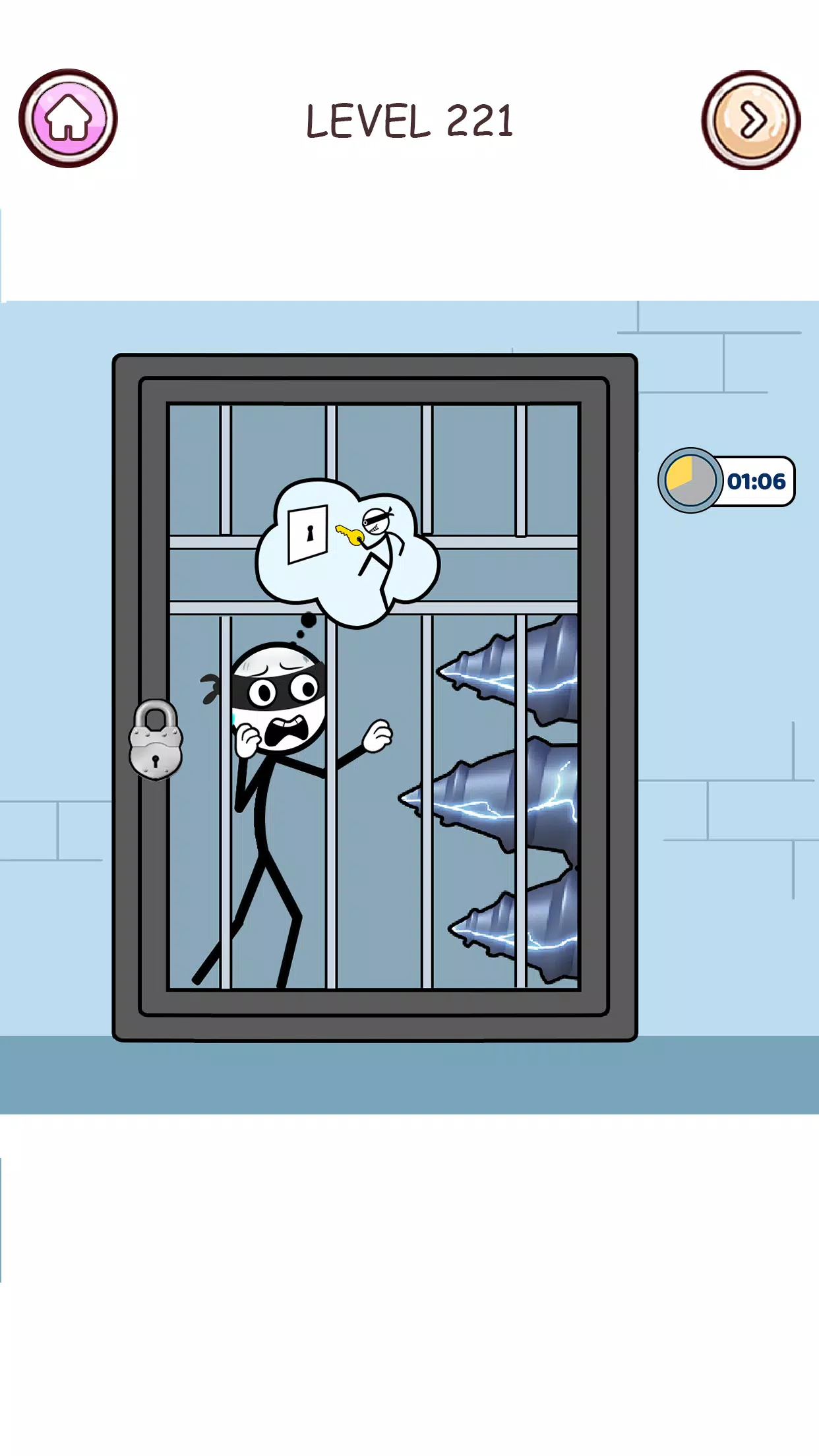 Stick Robber: Brain Puzzle Schermafbeelding 1