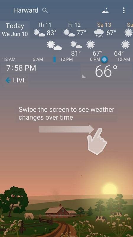 YoWindow Weather Unlimited ภาพหน้าจอ 0