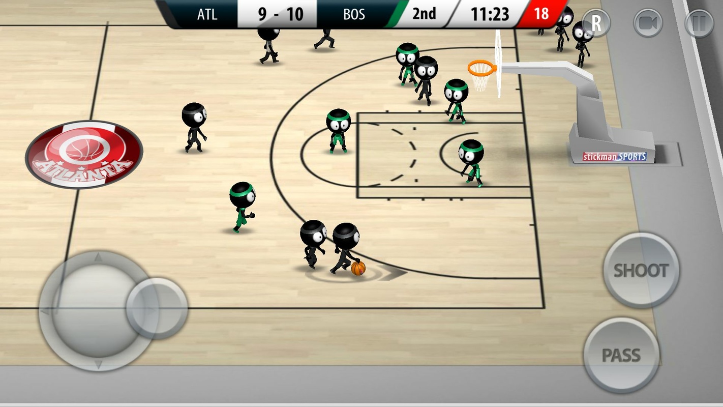 Stickman Basketball 2017 Tangkapan skrin 1