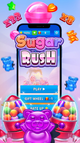 Sugar Rush Slot Machine Zrzut ekranu 1