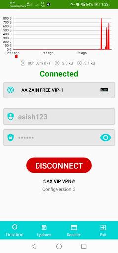 AX VIP VPN स्क्रीनशॉट 2