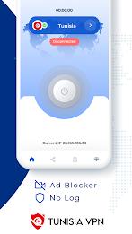 VPN Tunisia - Get Tunisia IP Captura de tela 1