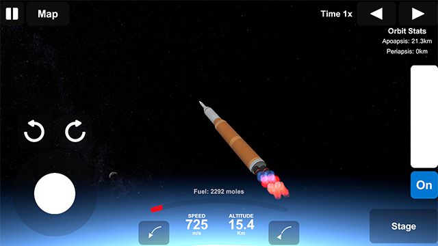 Ellipse: Rocket Simulator Captura de tela 1