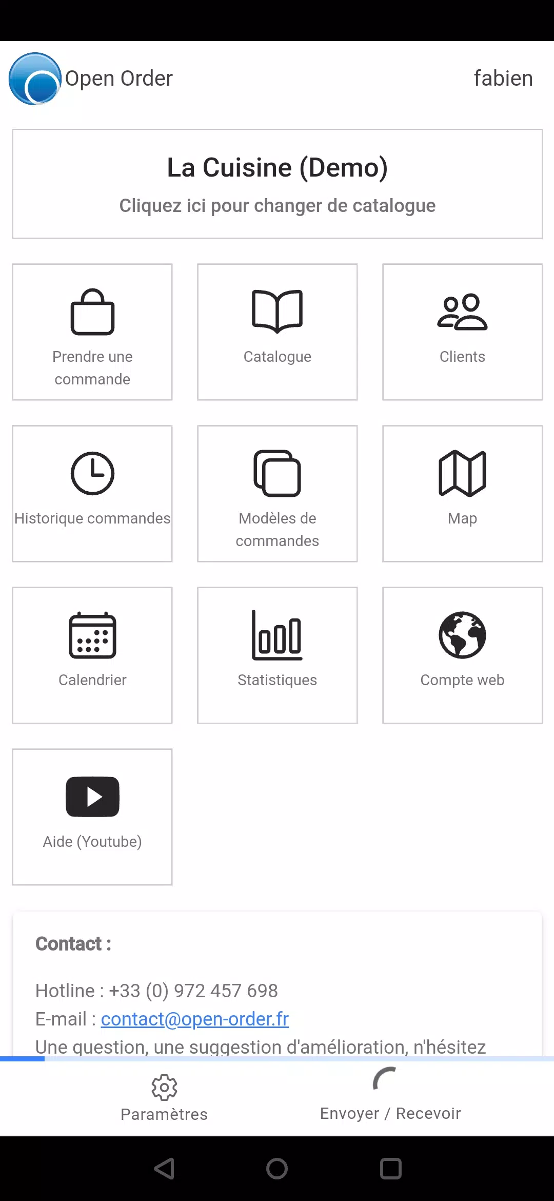 Open Order Capture d'écran 0