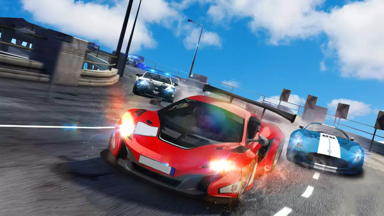 Highway Traffic Drift Cars Racer Schermafbeelding 1