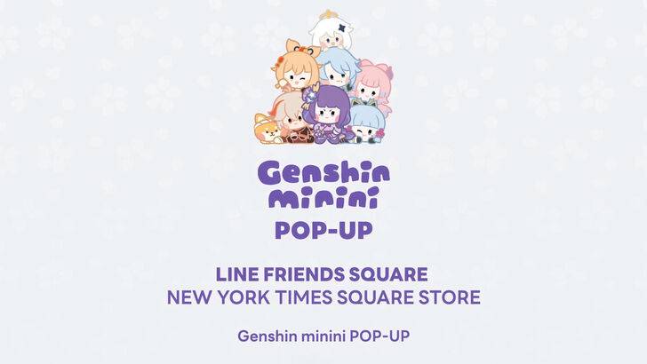 Genshin Minini pop-up store komt naar NYC