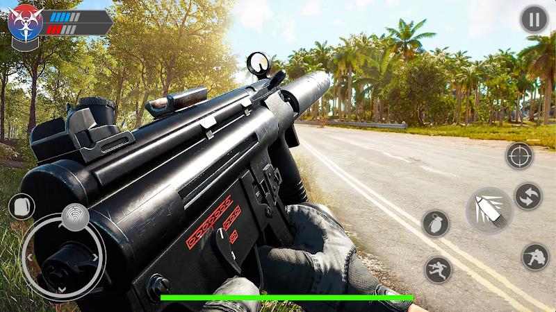 Commando Battle Shooting Games Captura de tela 2