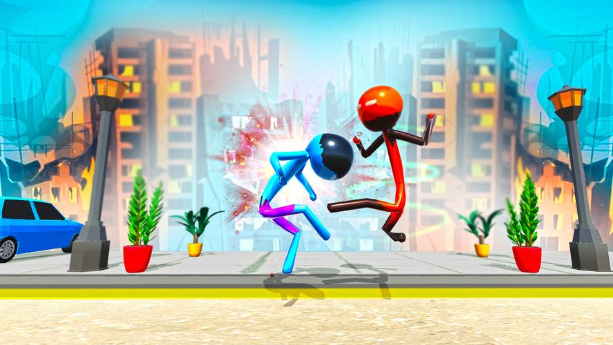 Stickman Ninja Fight: Ropehero 스크린샷 2
