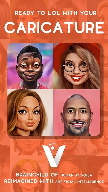 Voila AI Artist Cartoon Photo Screenshot 1