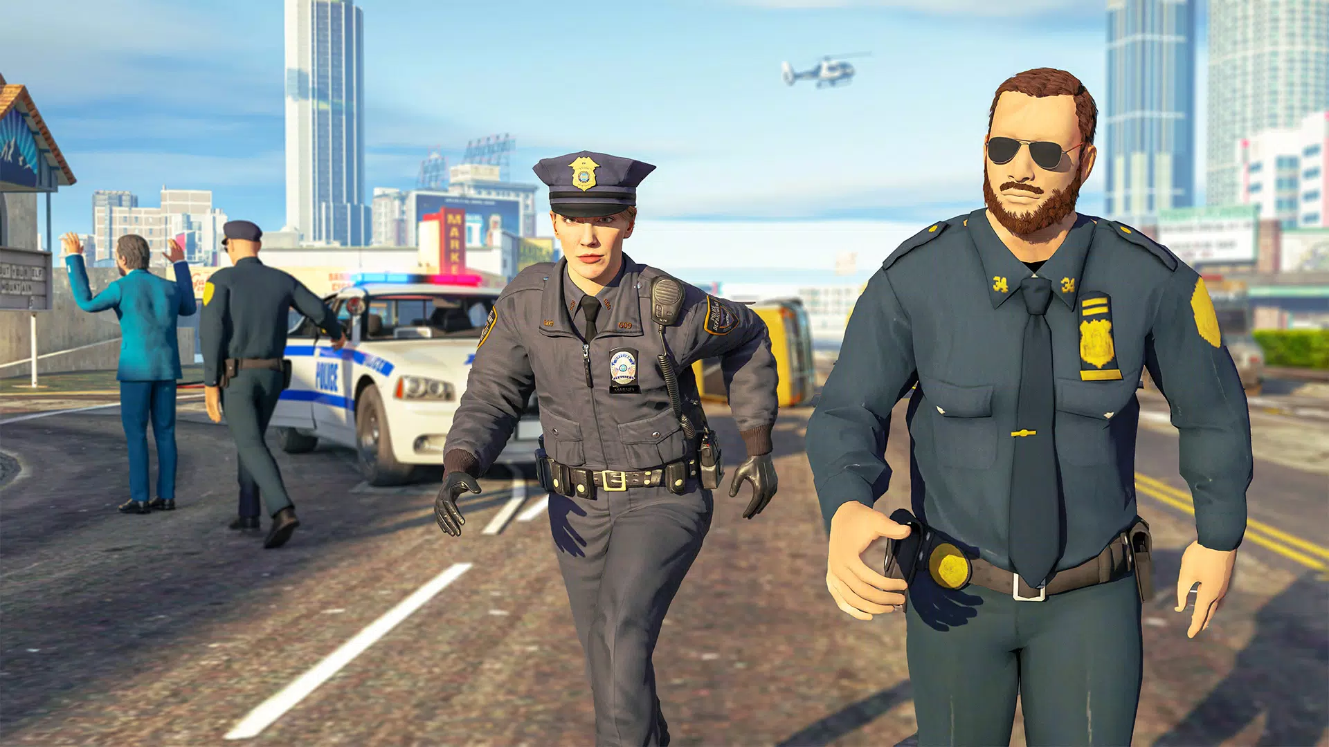 Police Simulator Job Cop Game Tangkapan skrin 1