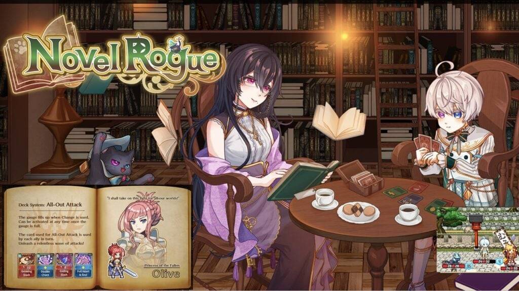 Permainan Kad Roguelite Kemco, Rogue Novel, Hits Android