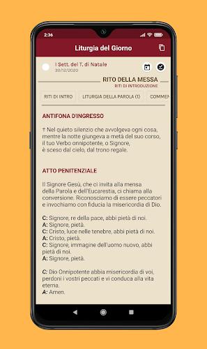 Liturgia del Giorno Schermafbeelding 2