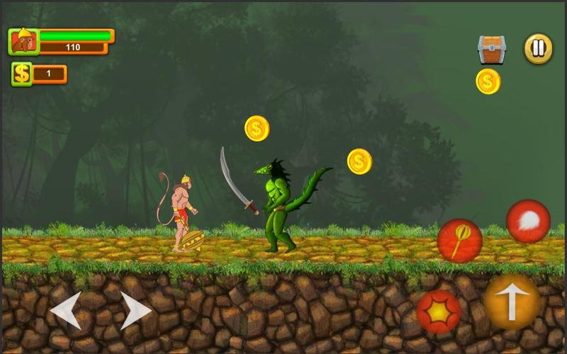 Hanuman Adventure Indian game Captura de tela 0