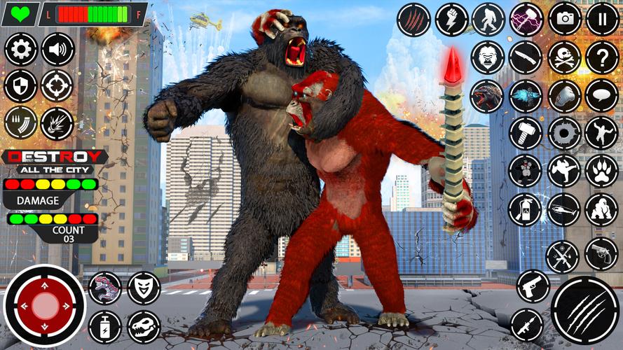 Giant Gorilla Bigfoot Monster Скриншот 0
