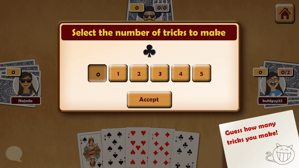 Oh Hell - Online Spades Game スクリーンショット 0
