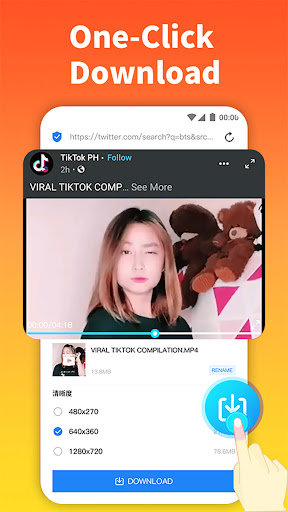 Tube Video Downloader & VPN ဖန်သားပြင်ဓာတ်ပုံ 0