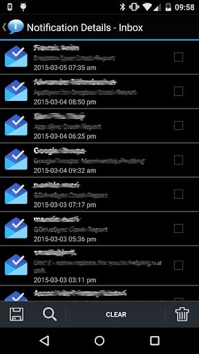 Notification History Schermafbeelding 1