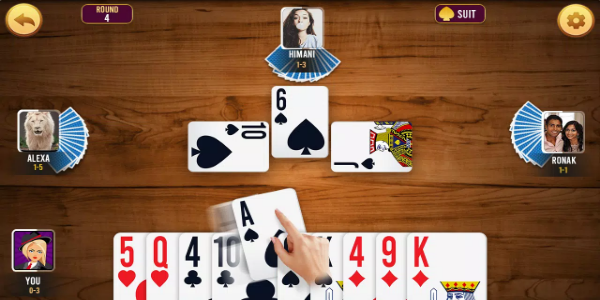 Callbreak Offline : Tash Game Ảnh chụp màn hình 1