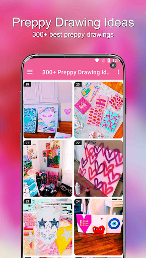 300+ Preppy Drawing Ideas स्क्रीनशॉट 0