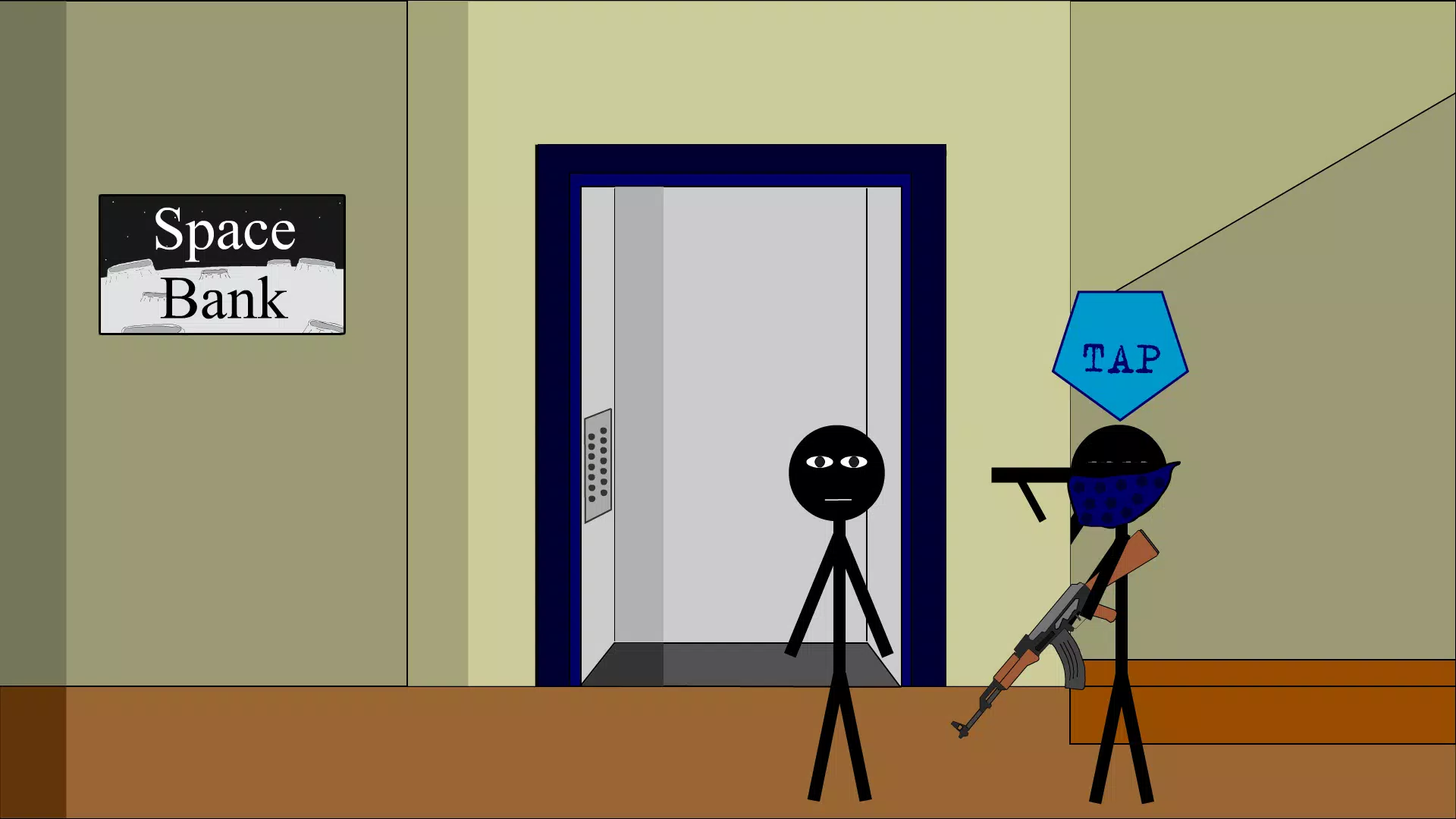 Stickman Escape Lift ဖန်သားပြင်ဓာတ်ပုံ 1
