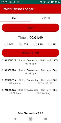 Polar Sensor Logger Скриншот 0