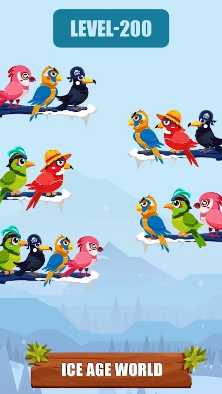 Bird Sort Color - Puzzle Games Schermafbeelding 0