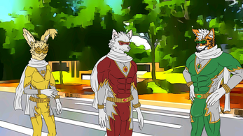 Hyper Shining Heroes - Furry Visual Novel Screenshot 1