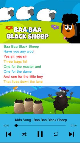 Kids Song 스크린샷 1