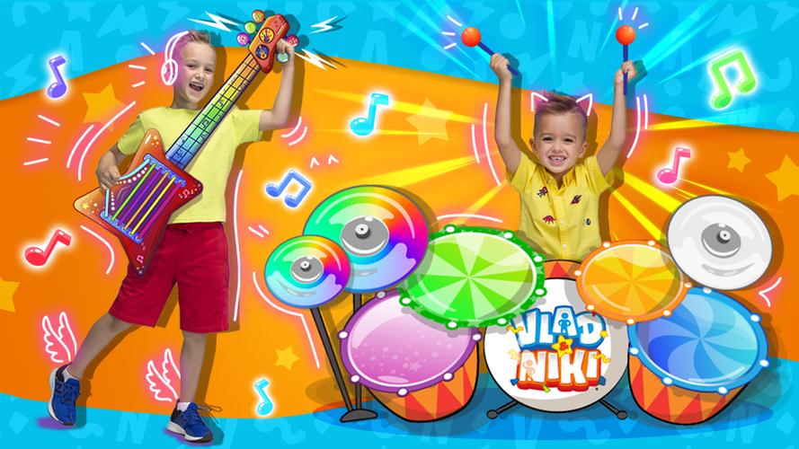Vlad and Niki: Kids Piano Ekran Görüntüsü 1