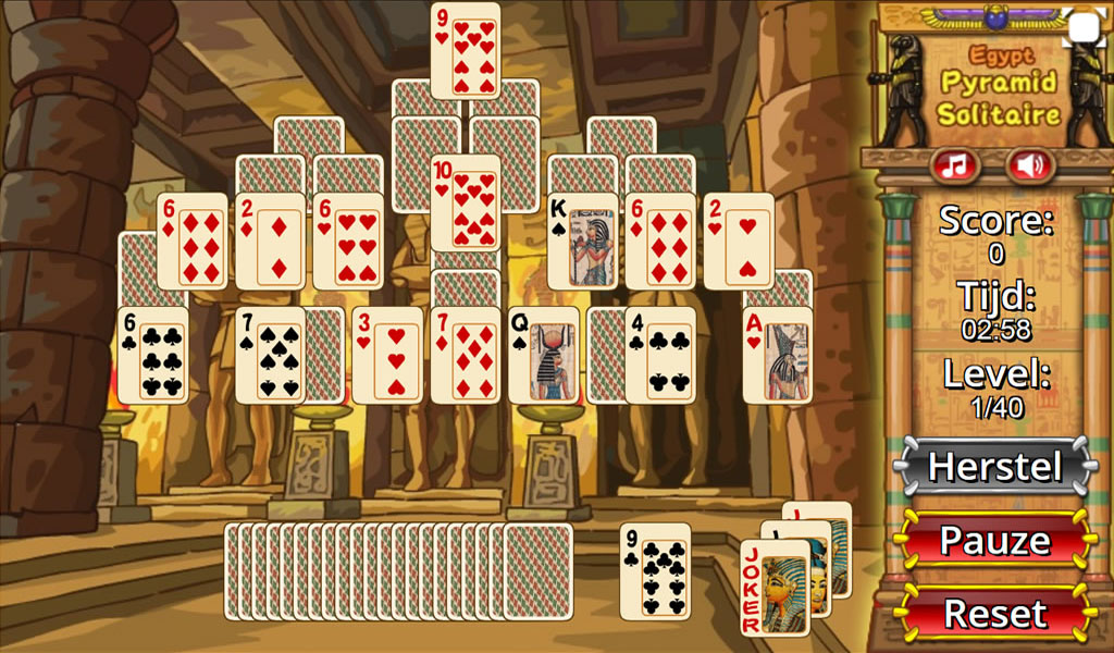 Egypt Pyramid Solitaire Captura de pantalla 1