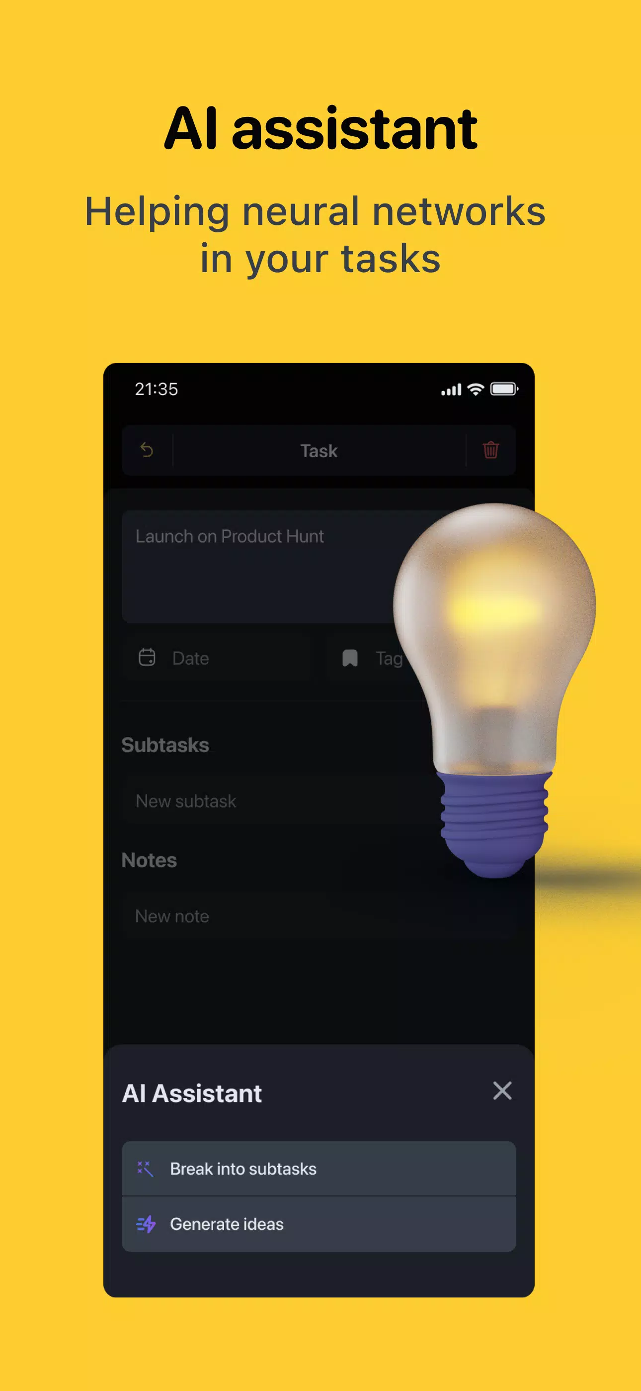Hubit Plan: task manager スクリーンショット 1