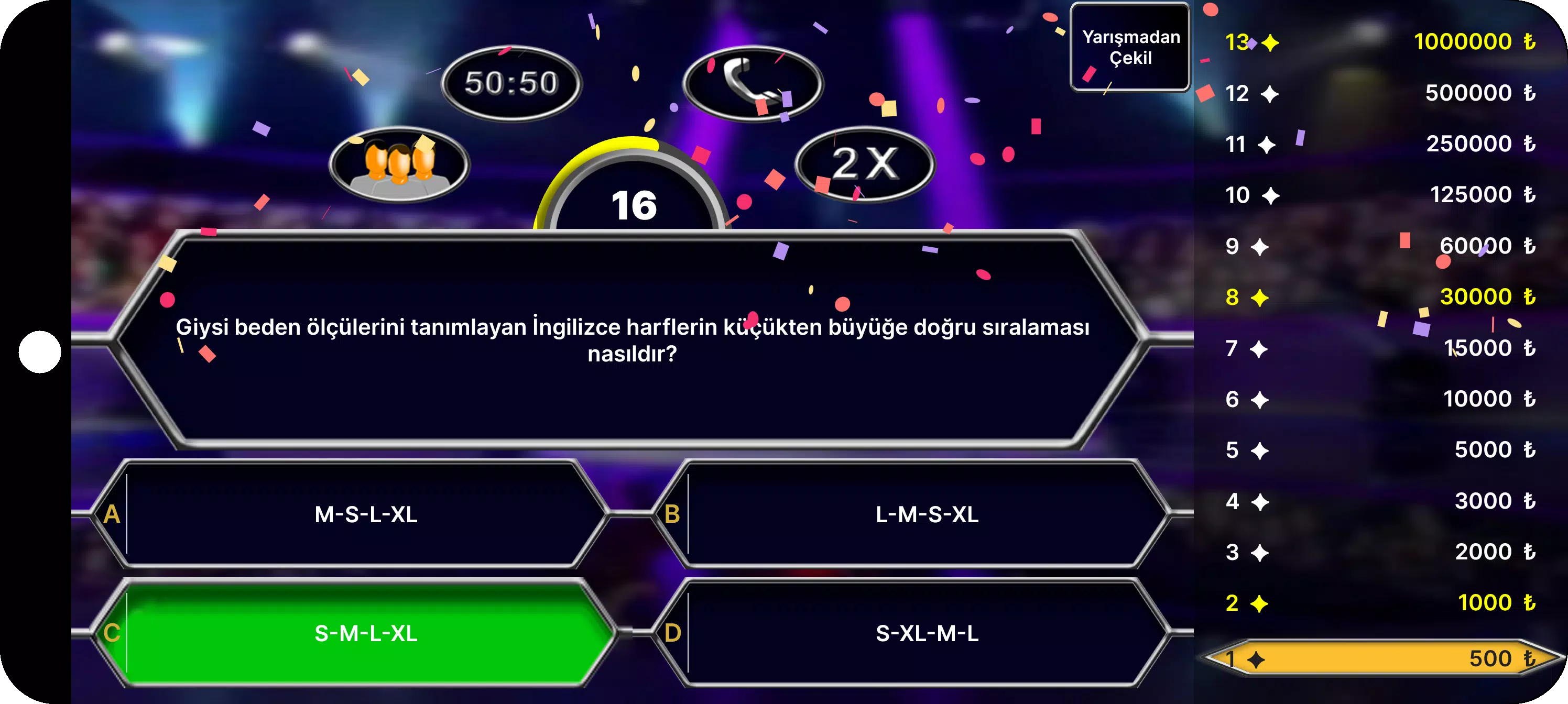 Schermata Milyoner Bilgi Yarışması 2