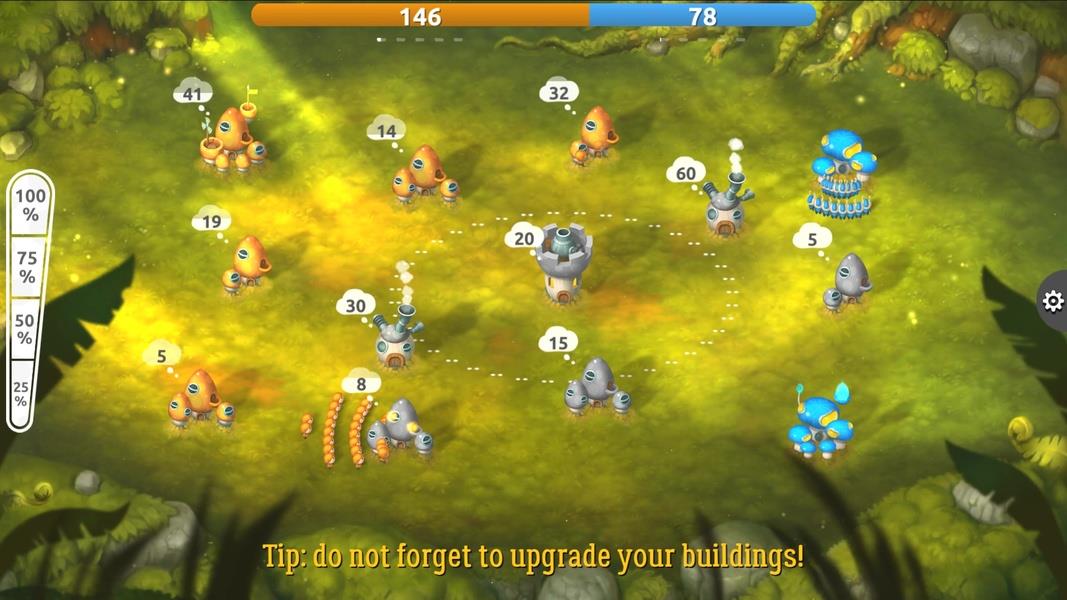 Mushroom Wars 2: RTS Strategy Capture d'écran 1