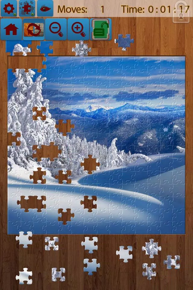 Schermata Snow Landscape Jigsaw Puzzles 0