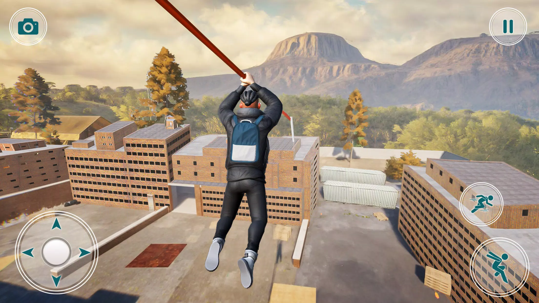 Going Up Parkour Rooftop Games Zrzut ekranu 3