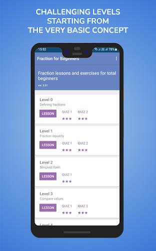 Fraction for beginners Captura de pantalla 0