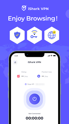 iSharkVPN - Secure & Super Vpn スクリーンショット 3