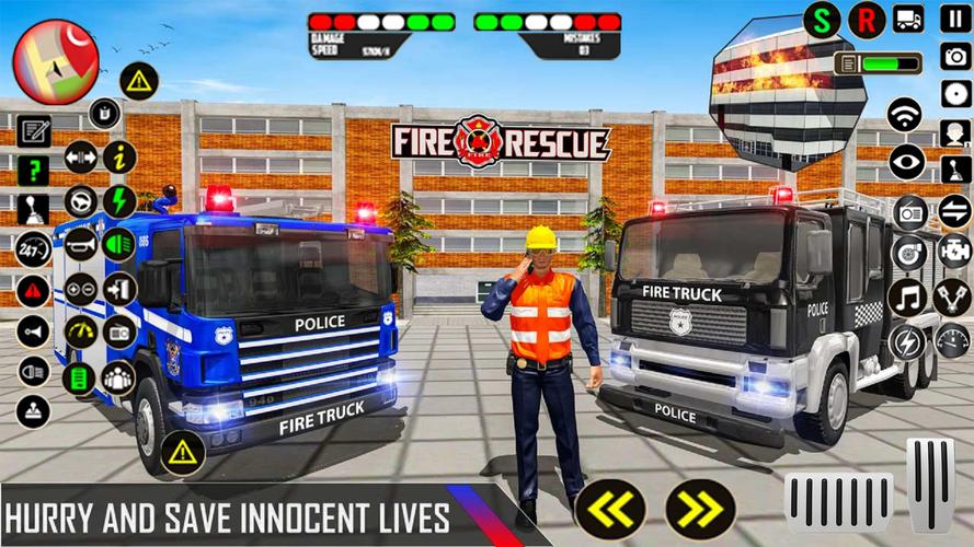 Police Ambulance Fire Truck应用截图第2张