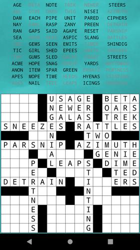 Drag-n-Drop Crossword Fill-Ins Скриншот 3