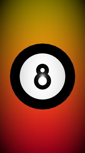 Schermata Magic 8 Ball Live Wallpaper 3D 2