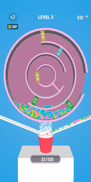 Multi Maze 3D : Spin & Collect ภาพหน้าจอ 0