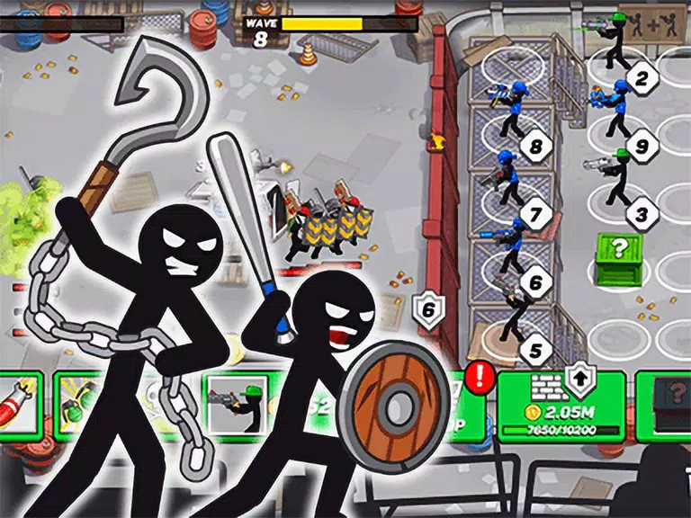 Stickman Defenders: Stick War應用截圖第3張