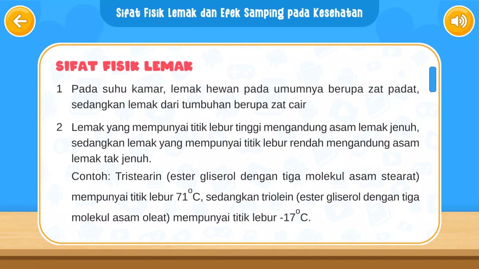 Virtual Lab Reaksi Lemak Capture d'écran 2