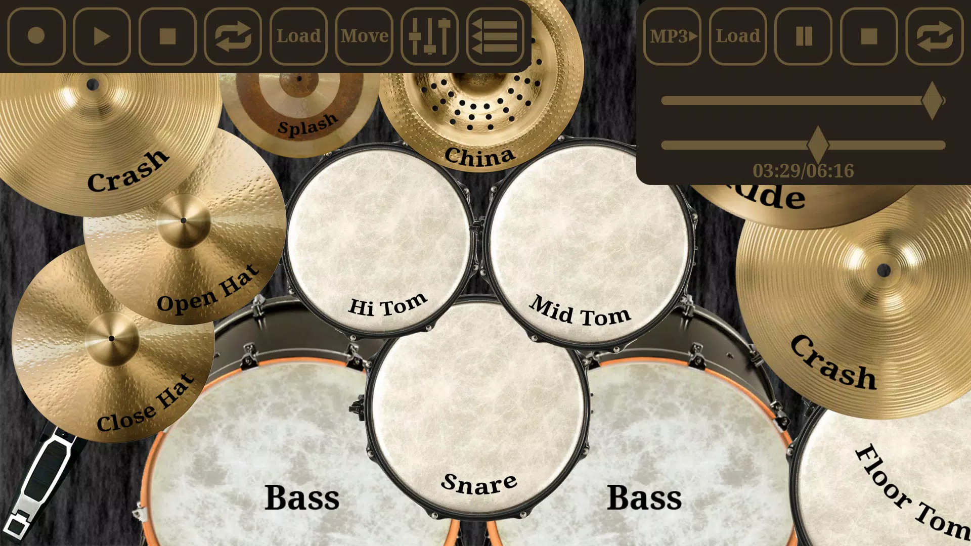 Drum kit Captura de pantalla 2