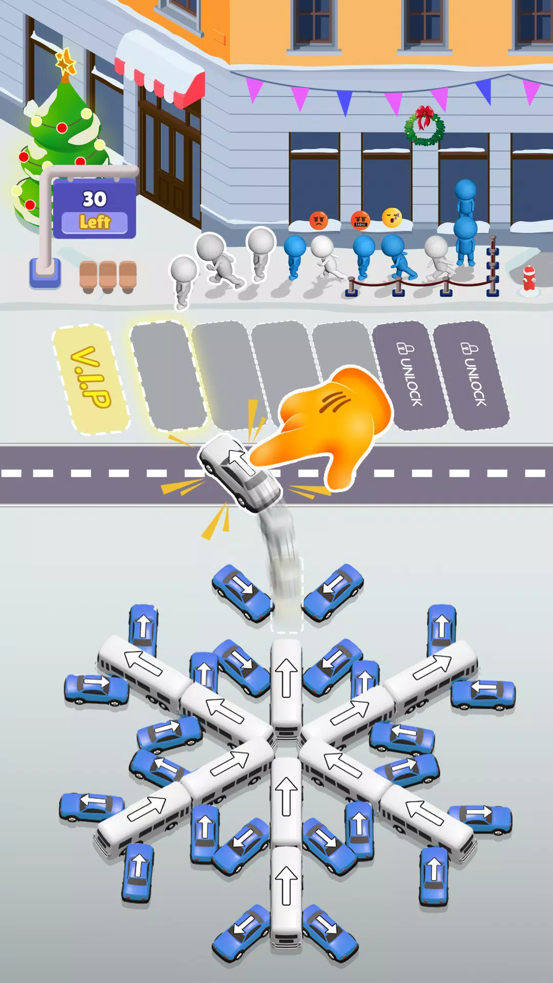 Bus Sort Jam: Parking Puzzle スクリーンショット 2