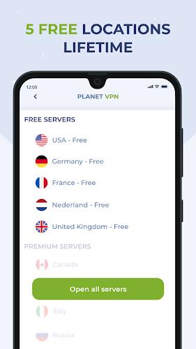 Free VPN Proxy by Planet VPN Captura de tela 0