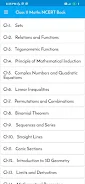 Class 11 Maths NCERT Book Captura de tela 0