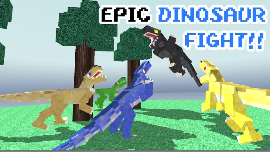 Blocky Dino Park Raptor Attack應用截圖第3張