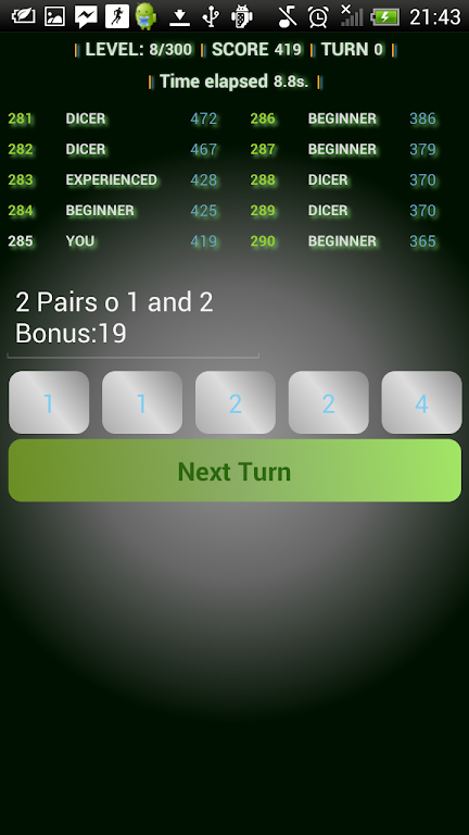Doms roll dice poker game free Скриншот 2